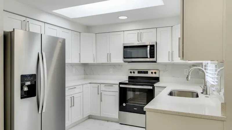 Renovated kitchen after we bought the house