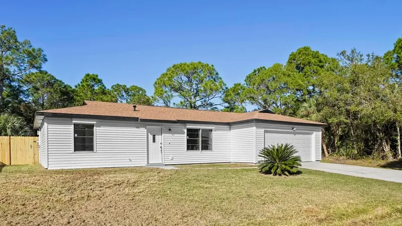 Restored house exterior after