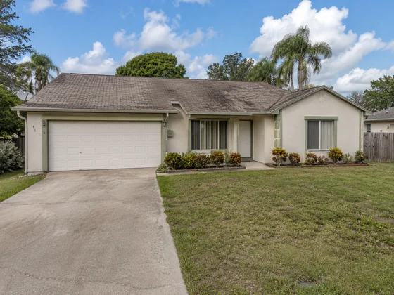 A modest Florida house with an older roof that insurers will not cover