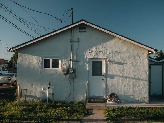 A modest home on a quiet Atlanta street with a lien on the title