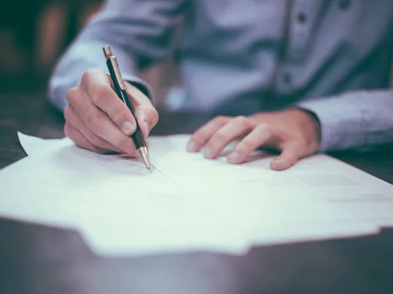 Signing documents to sell a probate house in Texas